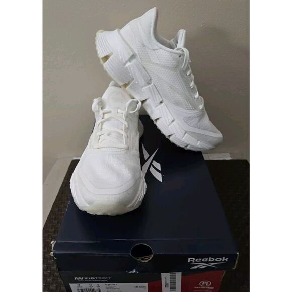 REEBOX FLOATZIG 1 White Specs Women Running Walking Sneakers 100206605 NWB - Picture 2 of 11